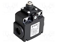 Limit switch; rubber seal,pin plunger Ø10mm; NO + NC; 10A; IP67 