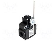 Limit switch; adjustable plunger, length R 19-116mm; NO + NC PIZZATO ELETTRICA
