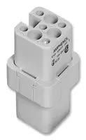 INSERT, RECEPTACLE, 7+PE WAY, CRIMP