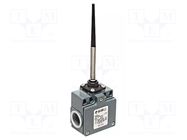 Limit switch; rubber seal,spring, total length 101,5mm; 10A PIZZATO ELETTRICA