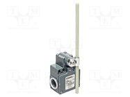 Limit switch; adjustable fiber glass rod, R 19- 189mm; NO + NC PIZZATO ELETTRICA