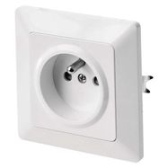 Socket, white, EMOS