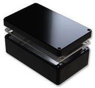 ENCLOSURE, ALU, BLK, 220X120X80MM, IP68