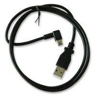 CABLE, USB, BLK, 1M, USB A - R/A MINI B