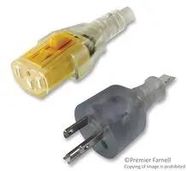 POWER LEAD, IEC, C13, 3M, 13A, V-LOCK
