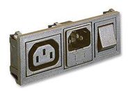 POWER INLET, IEC, POLYSNAP, D.P. SWITCH