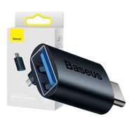 Baseus Ingenuity USB-C to USB-A adapter OTG (blue), Baseus