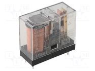 Relay: electromagnetic; SPST-NO; Ucoil: 12VDC; Icontacts max: 10A OMRON Electronic Components