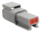 CONNECTOR HOUSING, RCPT, 2 WAY, PLASTIC