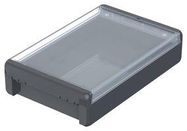 ENCLOSURE, PC, GRAPHITE GREY, CLEAR LID