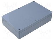 Enclosure: multipurpose; X: 146mm; Y: 222mm; Z: 55mm; ABS; dark grey GAINTA