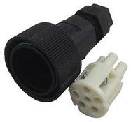 CIRCULAR CONNECTOR, RCPT, 5 WAY, CABLE