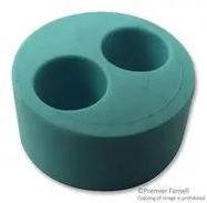 GROMMET, 2 HOLES, 5.5MM, TPE, PK5