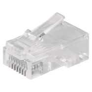 Plug for UTP cable, white, EMOS