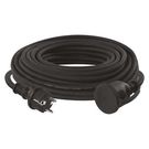 Extension Cord 25 m / 1 socket / black / rubber-neoprene / 230 V / 2.5 mm2, EMOS