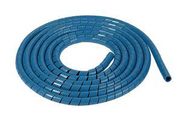 SLEEVING, SPRIAL, PE, BLUE, 30M