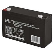 SLA battery 6V 12Ah faston 4,7 mm, EMOS