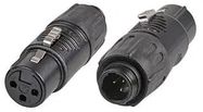 AUDIO ADAPTOR, MINI XLR-XLR, PLUG-JACK