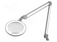 Desk magnifier; with backlight; 3dpt(x1.75); Ø175mm; Ø6.89"; 12W DAYLIGHT COMPANY