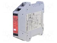Module: safety relay; 24VAC; 24VDC; IN: 1; for DIN rail mounting OMRON