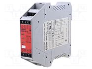 Module: safety relay; 24VAC; 24VDC; IN: 1; for DIN rail mounting OMRON