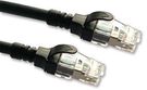 PATCH LEAD, CAT6A, BLACK, 2M