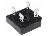 Bridge rectifier: single-phase; Urmax: 1kV; If: 50A; Ifsm: 500A YANGJIE TECHNOLOGY