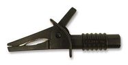 CROCODILE CLIP, BLACK, 25MM