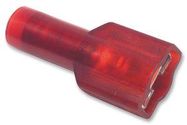 TERMINAL, FEMALE DISCONNECT, 0.25IN, RED