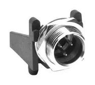 CONNECTOR, MINI XLR, PLUG, 3POS, PANEL