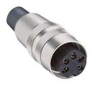 SOCKET ACC. TO IEC 60130-9, IP 40, STRAIGHT VERSION,SOLDER TERM,  WITH THREADED JOINT, S 23AH4000