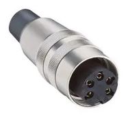 SOCKET ACC. TO IEC 60130-9, IP 40, STRAIGHT VERSION,SOLDER TERM,  WITH THREADED JOINT, S 23AH4000