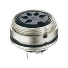 CHASSIS SOCKET ACC. TO IEC 61076-2-106, IP 68, WITH THREADED JOINT, FOR PRINTED CIRCUIT BOARDS, FOR BACK SIDE MOUNTING