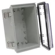 ENCLOSURE, PC/GFR, GRAY/CLEAR
