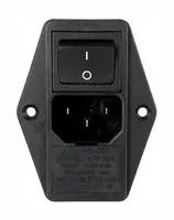 PWR ENTRY MOD, IEC C14, 10A, 115/250V