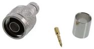 RF/COAXIAL, N PLUG, STRAIGHT, CRIMP