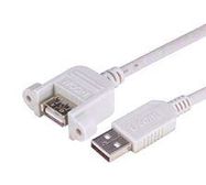 USB CABLE, A PLUG-A RCPT, 11.8"