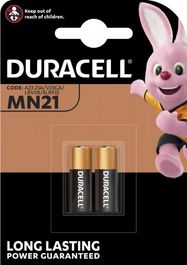 Leelispatarei 23A 12V Duracell (2tk komplektis)