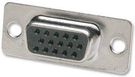 CONNECTOR, HD D SUB, RCPT, 62POS