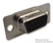 CONNECTOR, HD D SUB, RCPT, 15POS