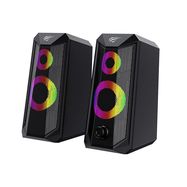 Computer speakers HAVIT SK202 2.0 RGB (black), Havit