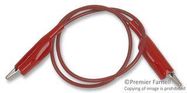TEST LEAD, RED, 609.6MM, 60V, 5A