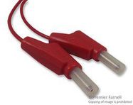TEST LEAD, RED, 1M, 750V, 15A