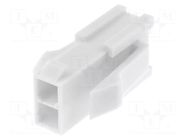 Connector: wire-wire; plug; male; PIN: 2; Mini-Fit Jr; crimped; 2x1 MOLEX