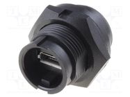 Socket; USB B micro; Data-Con-X; THT; USB 2.0; IP67,IP68 SWITCHCRAFT