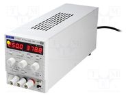 Power supply: programmable laboratory; Ch: 1; 0÷250VDC; 0÷0.375A 