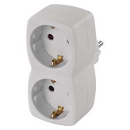 Multiple Socket SCHUKO 2× round, EMOS