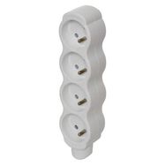 Power Strip without cable 4 sockets, white, EMOS