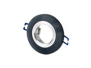 LED line downlight glass round black 90x26x10mm frosted GLIKKA
