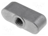 Knob wing; Int.thread: M6; 9mm; stainless steel; W: 30mm ELESA+GANTER